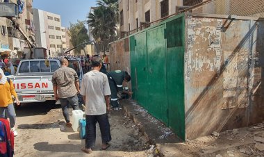 حملات رفع الاشغالات في محيط المدارس بالهرم