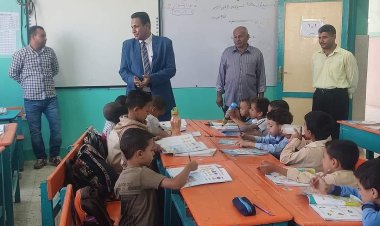 مدير تعليم جهينة يتفقد سير انتظام  العملية التعليمية داخل المدارس