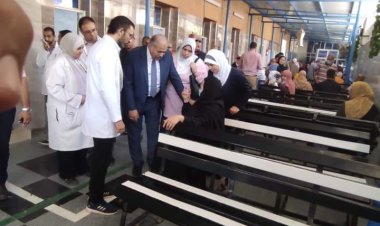 وكيل وزارة الصحة بالقليوبية يتفقد مستشفى حميات بنها
