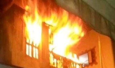 السيطرة على حريق بمنع بلاستيك بالقناطر الخيرية