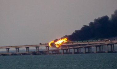 أول تعليق أوكراني على حادث جسر القرم