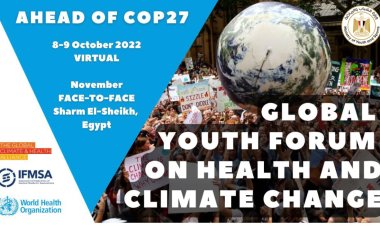 منظمة الصحة العالمية وشركائها تعقد المنتدى الأول للشباب حول الصحة وتغير المناخ