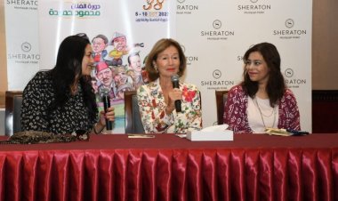 مهرجان الإسكندرية السينمائي.. الفنانة الفرنسية ماريان بورجو: «أعشق نور الشريف ونادية لطفي»