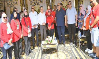 محافظ الغربية يفتتح ملعب «منجل» ويعطي شارة البدء لمارثون رياضي