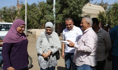 جولة تفقدية لرئيس مياه بني سويف بمحطة دشطوط و خطوط الربط علي قرية صفط راشين