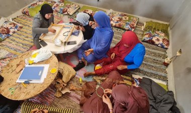 برامج متخصصة لتدريب المرأة على تصميم المنتجات اليدوية بمحمية وادي الجمال