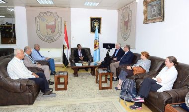 رئيس جامعة سوهاج يستقبل وفد البعثة المصرية الألمانية لمشروع توثيق آثار الجبل الغربي بأسيوط