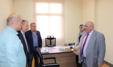 رئيس جامعة الدلتا التكنولوجية يتابع سير المقابلات الشخصية لطلاب الثانوية الفنية