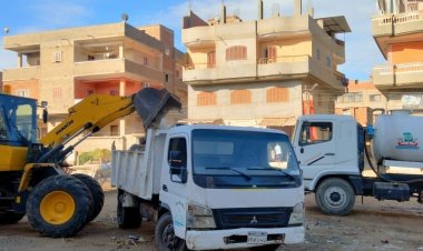 حملات لإزالة الإشغالات والتعديات على الأراضي الزراعية  بكفر الشيخ