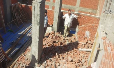 المتغيرات المكانية تكشف 3 حالات بناء مخالف للقانون بقرية طحلة ببنها