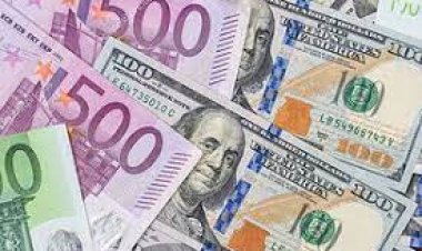 ارتفاع مؤشر الدولار وانخفاض اليورو عالميا خلال تعاملات اليوم 