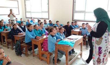 مياه دمياط : حملات توعية لترشيد الاستهلاك بالمدارس