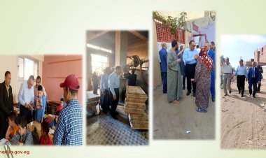 محافظ الشرقية يفاجئ مدارس ومخابز قرية بهنيا بديرب نجم