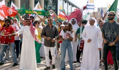 كأس العالم بقطر.. نجوم الدول العربية يغنون «نشجع الأفضل والكرة الأجمل .. وكلّنا الأول»