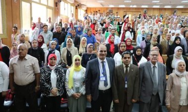 رئيس جامعة المنوفية يشهد انطلاق فاعليات المؤتمر الثاني عشر لكلية التربية