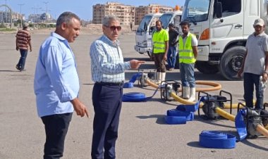 محافظ بورسعيد يتابع استعدادات الأحياء لمواجهة الأمطار خلال موسم الشتاء
