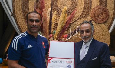 جامعة أمريكية تمنح سيد عبد الحفيظ الدكتوراه الفخرية