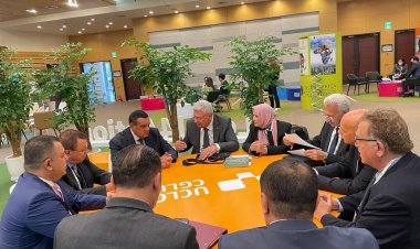 وزير التنمية المحلية يلتقي مع رئيس اتحاد المدن والمحافظات المغربية