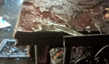 شاهد لحظة تفحم 4 أطفال وإصابة آخرين في حريق بحلوان | فيديو وصور