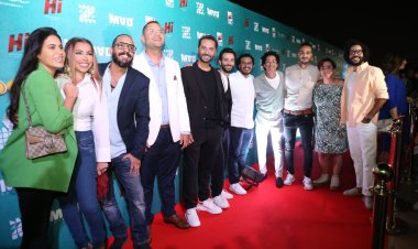 نجوم «حظك اليوم» على السجادة الحمراء في العرض الخاص للفيلم