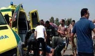 مصرع شاب وإصابة سيدة في حادث تصادم بالشرقية