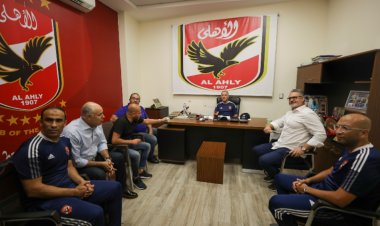 الجهاز الفني للأهلي يستقبل «روجيرو ميكالي»