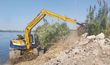 الري: إزالة 24 حالة تعد على نهر النيل في 3 محافظات