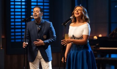 أنغام تلتقي مدحت صالح في جلسة طربية من نوع خاص