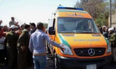 إصابة 5  أشخاص في حادث تصادم 3 سيارات  بالشرقية