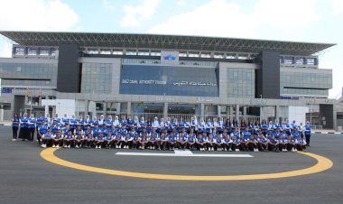 متطوعي وزارة الشباب والرياضة «شباب يدير شباب» في زيارة القرية الأوليمبية لقناة السويس بالإسماعيلية