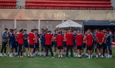 الأهلي يختتم تدريباته استعدادًا لمواجهة الاتحاد المنستيري