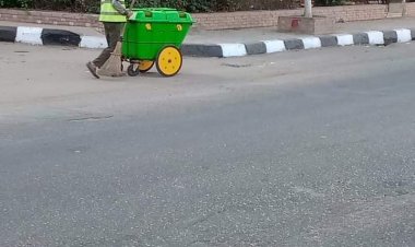 حملات تنظيف كنس شوارع المنصورة وإزالة القمامة
