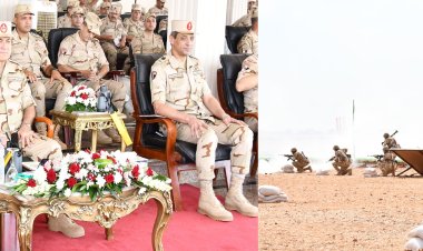 الفريق أسامة عسكر يشهد بيانا عمليا لمنظومة التأمين الكيميائي