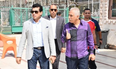 وزير الرياضة يتفقد مركزي شباب سليم والوحدات وشبرا البلد