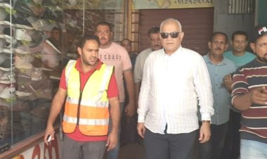 رئيس مياه البحيرة يتفقد مواقع تمركزات المعدات طبقا لخطة الانتشار والطوارئ