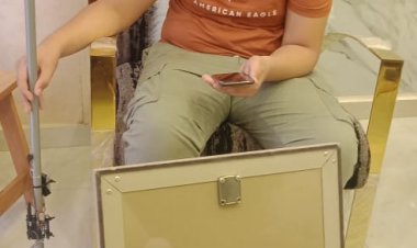 طالب ببنها يبتكر جهازا لمساعدة ذوي الهمم في التحكم