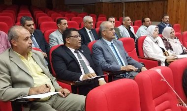 مدير تعليم المنوفية ووكيله يناقشان نتائج المتابعات المكثفة للمدارس الفترة الماضية