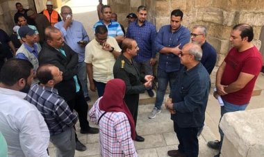 تفقد أعمال مشروع ترميم جامع السلطان الظاهر بيبرس بحي الضاهر