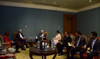 وزير الري يبحث مع رئيس سلطة المياه الفلسطينية تعزيز التعاون المشترك