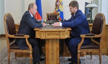 أبناء رمضان قديروف في زيارة تفقدية للمقاتلين الشيشان في دونباس