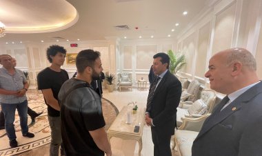 أشرف صبحي في لوكيشن «خمس جولات»  بالعاصمة الإدارية  (صور)