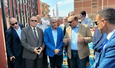 رئيس مياه القناة وسكرتير عام الإسماعيلية يفتتحان إحلال وتجديد محطة القصاصين