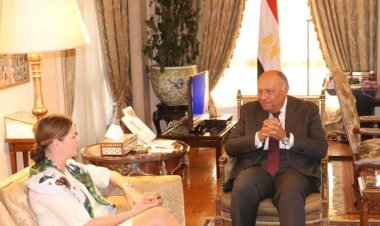 وزير الخارجية يستقبل وزيرة الدولة لأفريقيا بالخارجية البريطانية