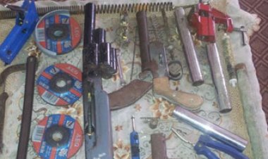 ضبط ورشة لتصنيع السلاح الناري بالخانكة