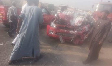 15 شخصا بينهم أطفال.. ننشر أسماء مصابي تصادم سيارتين بقنا