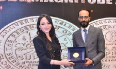 لميس عدلي تحصل على جائزة «مُلهم» لدورها التنموي والخدمي