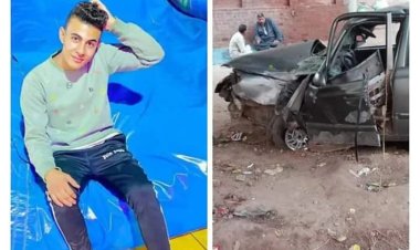 مصرع شاب نتيجة اصطدام سيارته بشجرة بالمنوفية