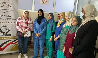 النائبة دعاء العريبي تناقش الفلاحين  بالغربية في مقترحاتهم من الحوار الوطني