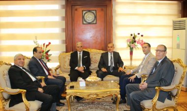 رئيس هيئة النيابة الإدارية يستقبل محافظ كفر الشيخ