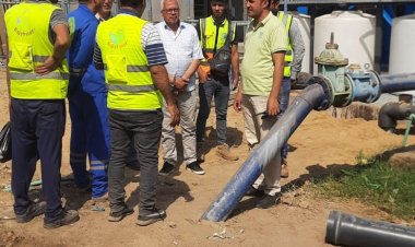 رئيس مياه المنوفية يتفقد الأعمال الجاري تنفيذها بمحطة مجيريا بأشمون